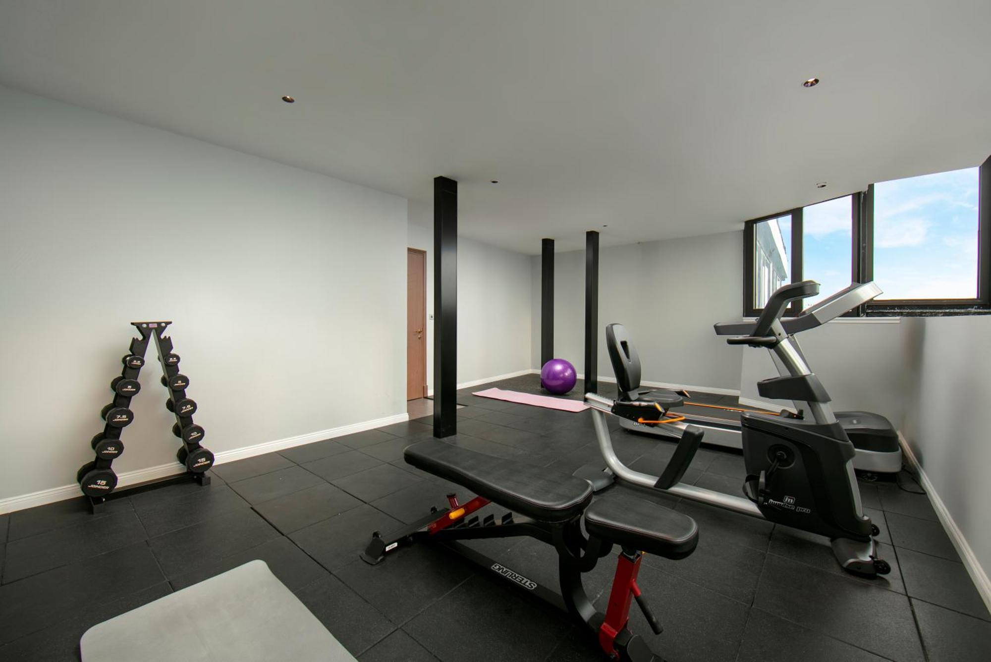 May De Ville Lakeside Hotel Hanoi Exterior photo The gym at the 2012 Olympic Village
